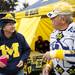 Dick Noser (left) and Gary Darling (right) tailgate before the game between Michigan and Illinois on Saturday. Daniel Brenner I AnnArbor.com